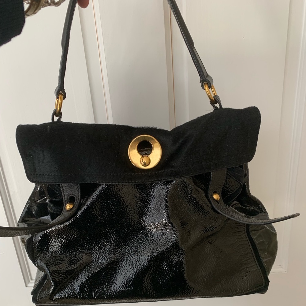 Authentic YSL bag with gold hardware